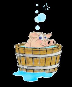 Un bon bain!!!